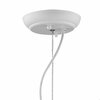 Homeroots 18 x 27.5 x 39.5 in. Tholos 4-Light White Pendant 398297